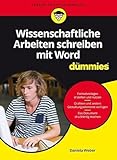 Wissenschaftliche Arbeiten schreiben mit Word für Dummies