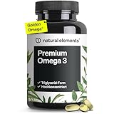 Premium Omega 3 – 120 Kapseln – GoldenOmega® mit 80% Omega 3 Anteil – in...