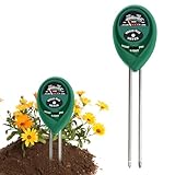 Bodentester, Boden-pH-Messer 3-in-1 Bodentest Messgerät für...