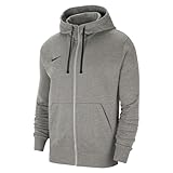 Nike Herren Team Club 20 Kapuzenjacke, Dk Grey Heather / Schwarz Schwarz, M EU