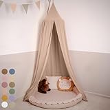 lilimaus Baldachin Kinderzimmer [in 12 Farben] - Betthimmel aus 100% Baumwolle...