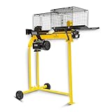 BAMATO Holzspalter HO-7E | mit Elektroantrieb 230V | inkl. Untergestell |...