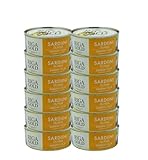 Riga Gold Sardinen in Öl, 12er Pack in Metalldose x 240g, gefangen im...