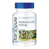 Fair & Pure® - Klettenwurzel-Kapseln 500mg - 90 Kapseln - mit 15mg Zink aus...