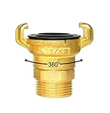 Klauenkupplung 360° frei drehbar mit Aussengewinde (AG 1/2')