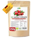 EWL Naturprodukte Bio Hagebuttenpulver 1250g XXL Vorteilspack in...