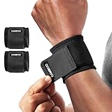 CAMBIVO Handgelenk Bandagen Krafttraining, 2 Stück Verstellbare...