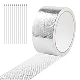 YiJiuBa Hitzeschutzband Auspuff, 10M x 5cm Dichtband Hitzeschutz Auspuff...