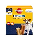 PEDIGREE DentaStix Hundesnack für kleine Hunde (5-10kg), Zahnpflege-Snack mit...
