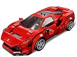LEGO 76895 Speed Champions Ferrari F8 Tributo Rennwagenspielzeug mit Rennfahrer...
