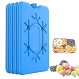 Cisolen 4 Stück Kühlakkus für Kühltasche 200ml Wiederverwendbarer...