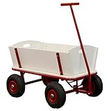 Sunny Billy Beach Wagon Bollerwagen in Rot | Elvent Bollerwagen aus Holz mit...