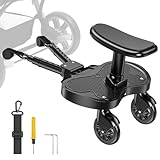 BugyKido Buggy Board, Trittbrett für Kinderwagen Universal für Kinder von 2-6...