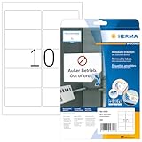 HERMA 4349 Universal Etiketten ablösbar, 25 Blatt, 96 x 50,8 mm, 10 pro A4...