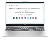 HP Laptop | 15,6' FHD Display | Intel Processor N100 | 4 GB DDR4 RAM | 128 GB...