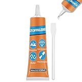 Nayrmaer Stoffkleber, 60ml Textilkleber, Waschmaschinenfest Stoff Kleber für...