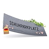 ElbFuchs® Schuhparkplatz Fußmatte 100x35cm | Ideale Schuhmatte Abtropfmatte...