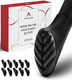 Atacama Nordic Walking Stöcke Gummipuffer - [10 Stück] für Asphalt passen auf...