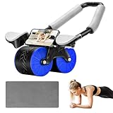 Bauchroller Bauchmuskeltrainer mit Rücklaufhilfe, Ab Roller Wheel für Core...