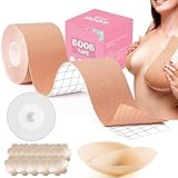 ZXZH Klebe BH Push Up Brust Boob Tape für Grosse Brüste - Unsichtbar Silikon...