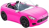 Barbie HBT92 - Cabrio-Fahrzeug, pink mit rollenden Rädern und realistischen...