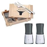 WMF Steakbesteck 12-teilig, Steakbesteck Set für 6 Personen, Steakmesser Set &...