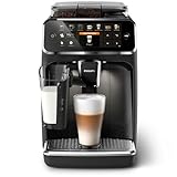 Philips Kaffeevollautomat Serie 5400 – Genießen Sie 12 Getränke, schnell...