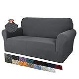 MAXIJIN Creative Jacquard Couchbezüge für 2-Sitzer, Super Stretch rutschfeste...