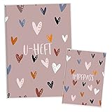 HIMMEL.HERZ.PAPIER® U-Heft-Hülle inkl. Impfpass Hülle - 3- teiliges Set -...