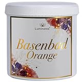 Basenbad Orange basisches 750g Badesalz zur Entgiftung und Entsäuerung,...