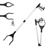 Greifzange mit magnetischer Spitze Faltbare Greifer Greifzange für Senioren...