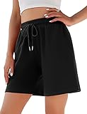Jezonga Shorts Damen Sporthose Kurz Sport Shorts Jogginghose Sommer mit Taschen...