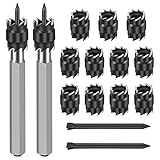 EEEKit Punktschweiß Schneider Kit 15er-Pack, 3/8'HSS Spot Weld Cutter Entferner...