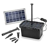 esotec Solar Teichfilterset Starter 8/380, Teichfilter Komplettset, Pumpe...