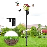 Vogelhaus Ständer, 180 cm Lange Vogelhausständer für Draußen, Verstellbarer...