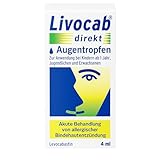 Livocab® direkt Augentropfen (4 ml) | Akuthilfe bei Allergie | Schnelle Hilfe...