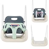 COIL Babyschaukel 3 in 1 Babysitz verstellbar und mit wachsend Schaukelsitz...
