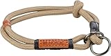 TRIXIE Zug-Stopp Hundehalsband BE Nordic S-M Sand/schwarz – bequemes...