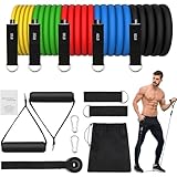 JATEKA Fitnessbänder 5er Set, Sports Resistance Bands 5 widerstandsbänder,...