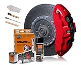 Foliatec Bremssattel Lack Set, Hitzebeständig, Komplettsatz für 4...