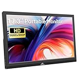 Kenowa 17.3 Zoll USB-C Tragbarer Monitor HD 1600 * 900 Bildschirm LCD Externe...