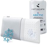 KAMASANA Arctic Kühlendes Nackenstützkissen 40x80 - Ergonomisches Kopfkissen...