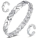 Cigmag Lymphdrainage Magnetarmband Damen Frauen Ultrastarke Magnete Titanstahl...