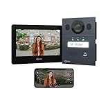 GOLIATH Basic Video Türsprechanlage, 2 Draht Bus, 7' Monitor, Unterputz...