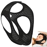 Powerruif Anti Schnarchen Kinnriemen, Kinnband Schlafapnoe Anti Schnarch...