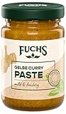 Fuchs Gewürze - Gelbe Curry Paste | Mild-fruchtige Würzpaste mit natürlichen...