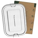 Traumwesen Edelstahl Lunchbox – 800 ml mit beweglichen Trennwänden –...
