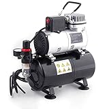 Timbertech Professional Kolbenöl ohne ruhige Airbrush-Kompressor mit...
