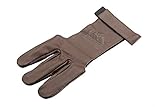 elToro Traditioneller Schießhandschuh Tradition (Braun) Bogenschießen, aus...