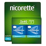 NICORETTE Lutschtabletten mit 4 mg Nikotin – freshmint Geschmack – diskret...